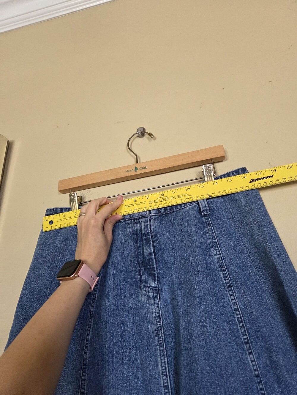 Christopher & Banks Denim Skirt A Line Capsule Cottage - Picture 3 of 5